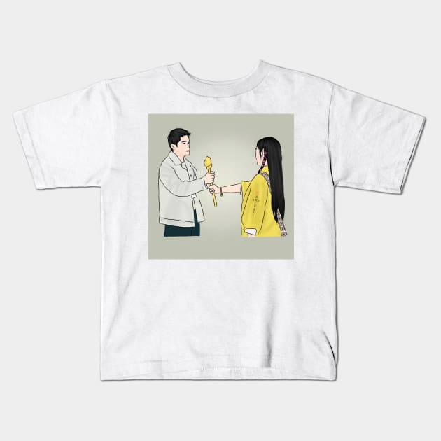 Twinkling Watermelon Korean Drama Kids T-Shirt by ArtRaft Pro